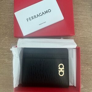 Salvatore Ferragamo Men Gancini Credit Card Holder
